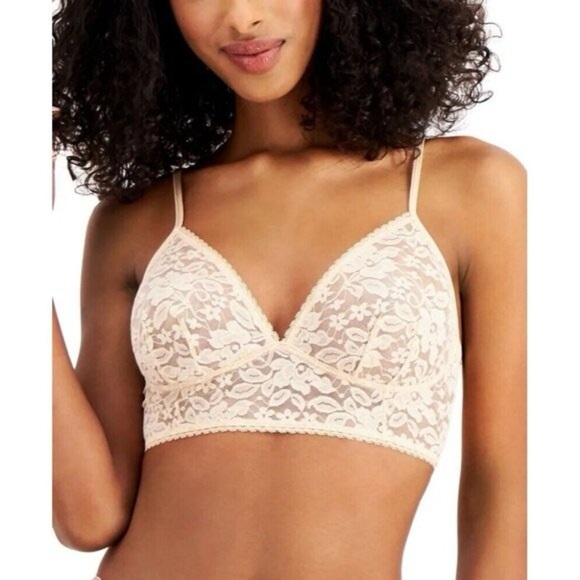 INC | Lace Bralette in Almond Latte Size MEDIUM - Picture 1 of 10